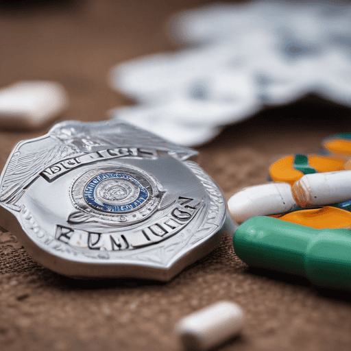 Illustration of Five in custody, following drug raid