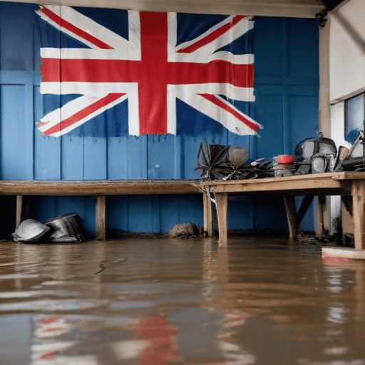 Illustration of Flood causes $1k damage to phone repair shop