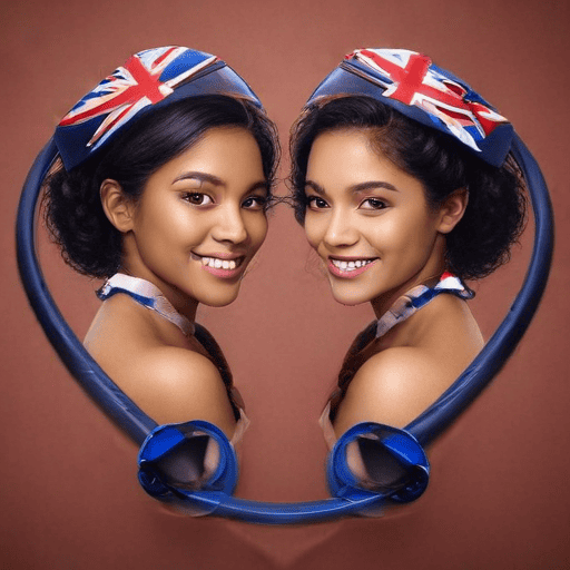 Illustration of Fong twins graduate with ambitions