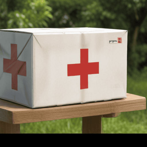 Illustration of Food rations distributed to 61 families in evacuation centres