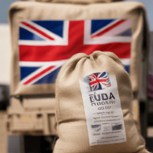 Illustration of Food rations distributed to 61 families in evacuation centres