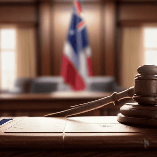 Illustration of Former RFMF accounts officer and wife fronts court