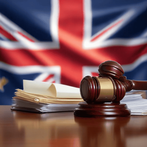 Illustration of Former RFMF accounts officer & wife front court