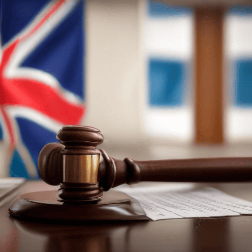 Illustration of Former RFMF accounts officer & wife front court