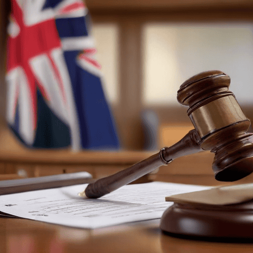 Illustration of Former RFMF accounts officer & wife front court