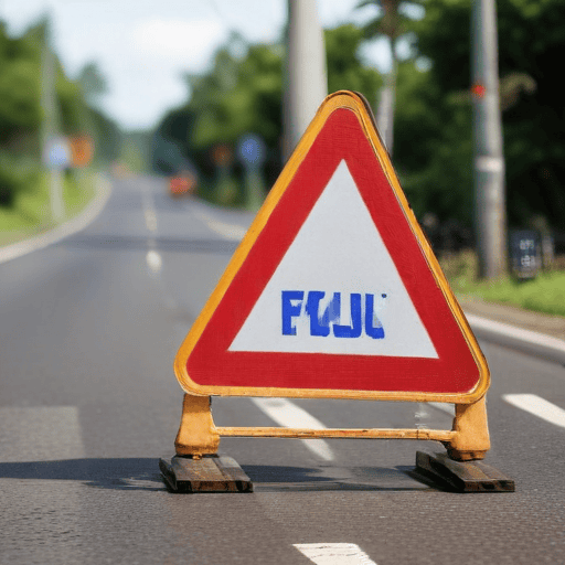 Illustration of Four lanes to ease traffic congestion