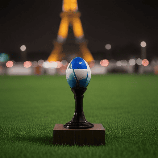 Illustration of France demolish sorry Japan 52-12 on Paris homecoming