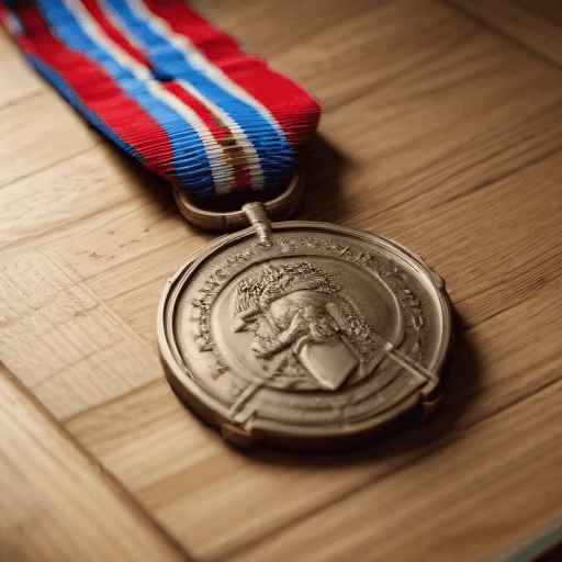 Illustration of French Order of Merit for RFMF Commander