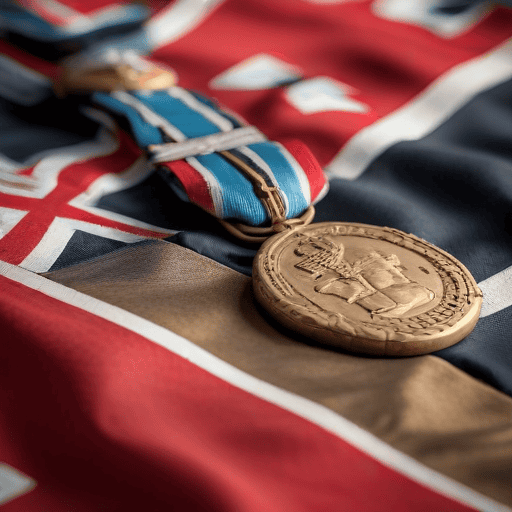 Illustration of French Order of Merit for RFMF Commander