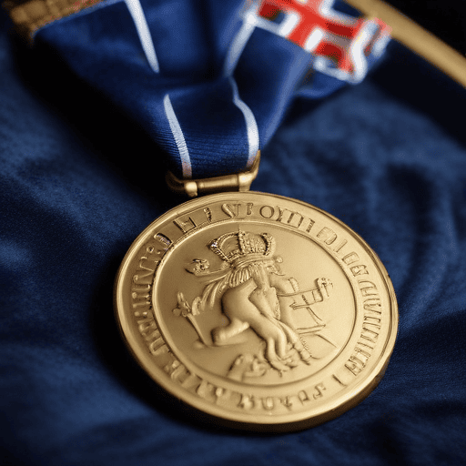 Illustration of French Order of Merit for RFMF Commander