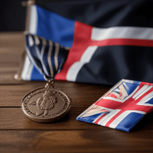 Illustration of French Order of Merit for RFMF Commander