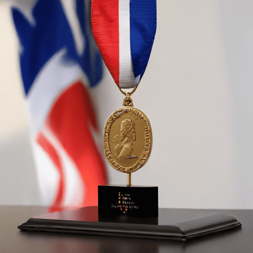 Illustration of French Order of Merit for RFMF Commander