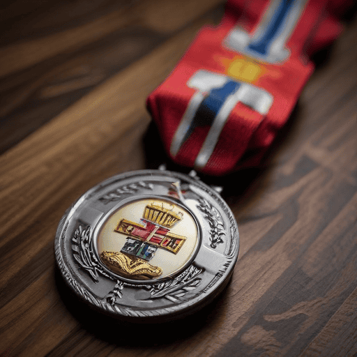 Illustration of French Order of Merit for RFMF Commander