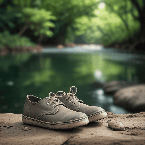 Illustration of Girl, 5, swept away by strong river currents