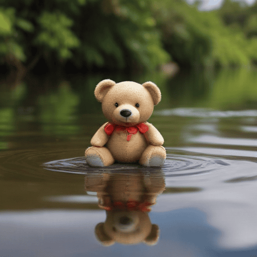 Illustration of Girl, 5, swept away by strong river currents