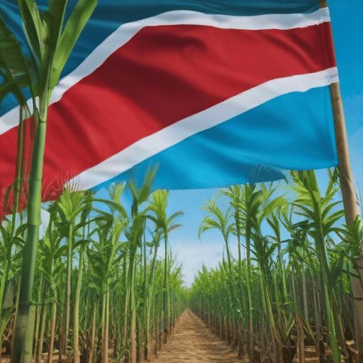 Illustration of Health care plan for cane farmers