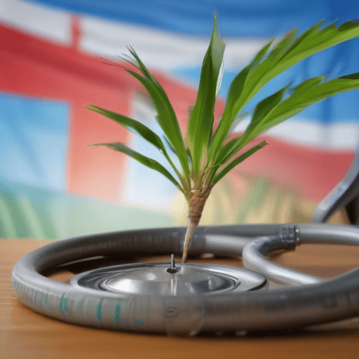 Illustration of Health care plan for cane farmers