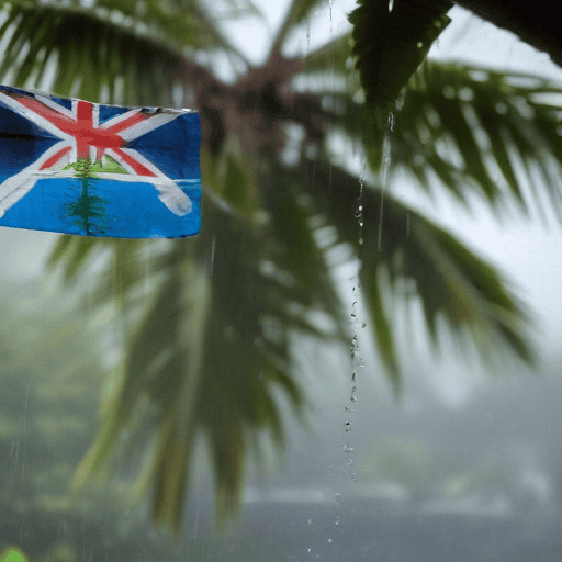 Illustration of Heavy rain alert for two main islands, Yasawa & Mamanuca groups