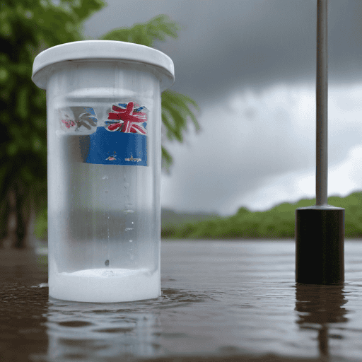Illustration of Heavy rain to affect Fiji Group