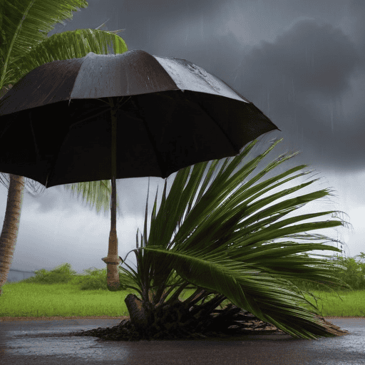 Illustration of Heavy rain to affect Fiji Group