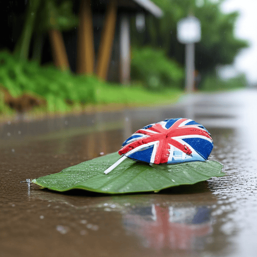 Illustration of Heavy rain warning across the country