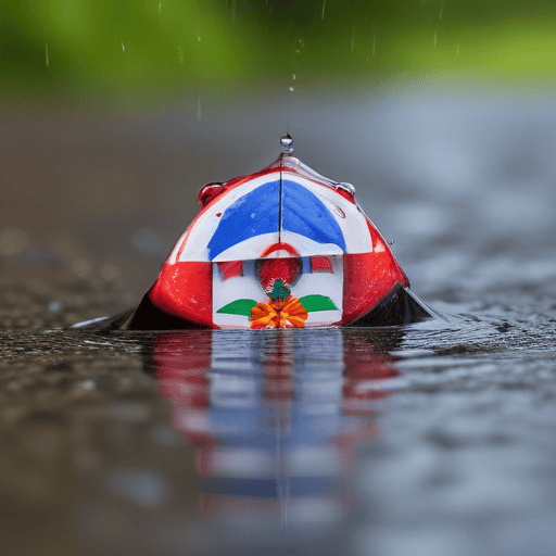 Illustration of Heavy rain warning across the country