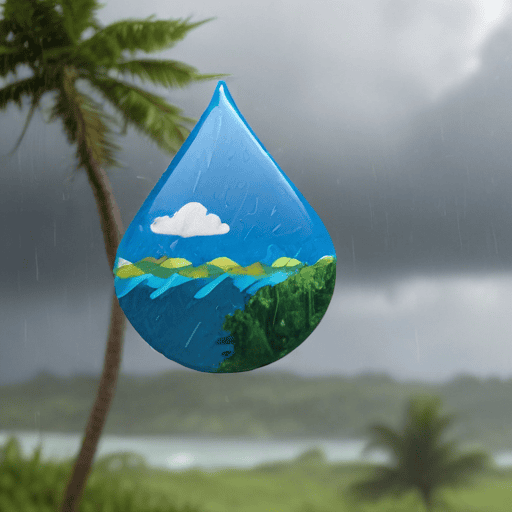Illustration of Heavy rain warning extended to whole of Fiji