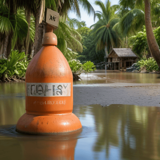 Illustration of High tide this hour may worsen flooding