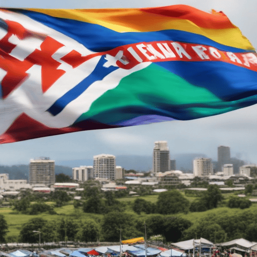 Illustration of Human Rights Day celebrated at Suva Bowling Club