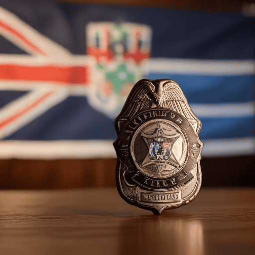 Illustration of Incoming Police Commissioner Welcomed by Acting Chief