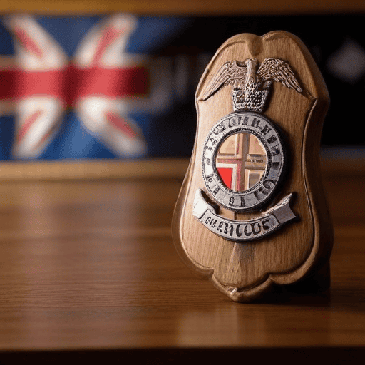 Illustration of Incoming Police Commissioner Welcomed by Acting Chief