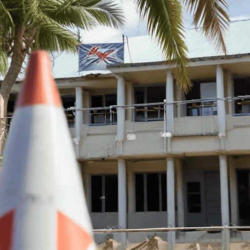 Illustration of Incomplete building in Nabua Secondary School poses great risk : Minister