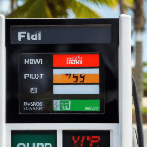 Illustration of Increase in fuel, gas prices