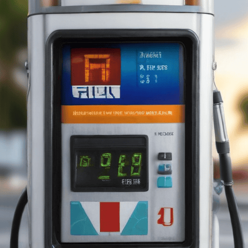 Illustration of Increase in fuel, gas prices
