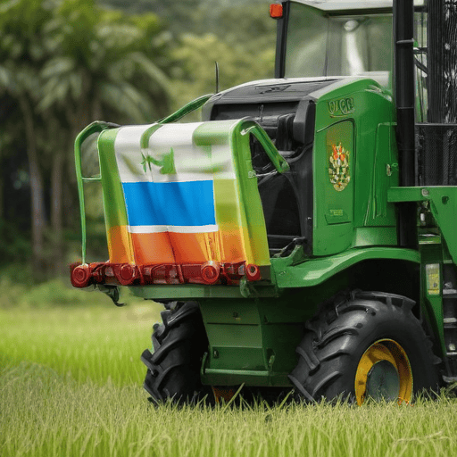 Illustration of Japanese-imported Machinery to Ease Labour Shortages and Boost Harvest Efficiency