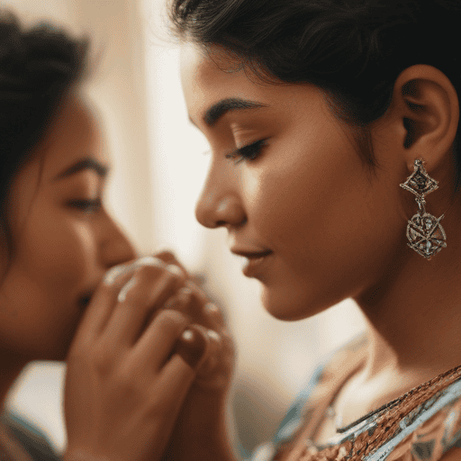 Illustration of Jewels of success – Mother and daughter craft their dream business