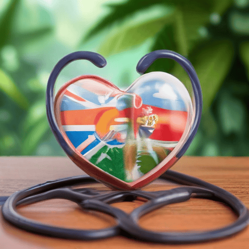 Illustration of Kadavu Medical Team and Sai Prema Children’s Hospital conduct successful ECHO outreach for 395 children in Nabukelevu