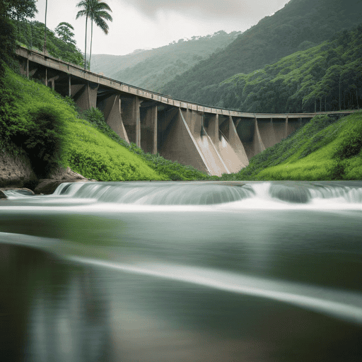 Illustration of LAMA: We do not want hydro dam