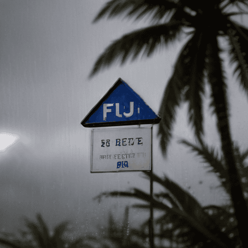 Illustration of Low trough triggers heavy rain alert for Fiji