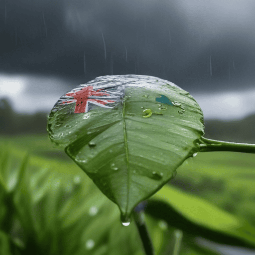 Illustration of Low trough triggers heavy rain alert for Fiji
