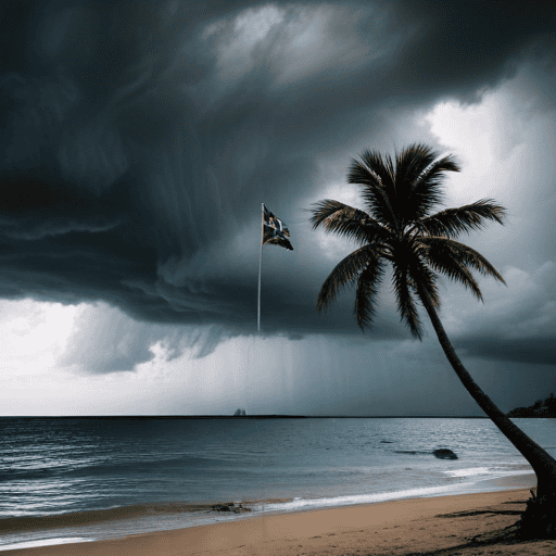 Illustration of Low trough triggers heavy rain alert for Fiji