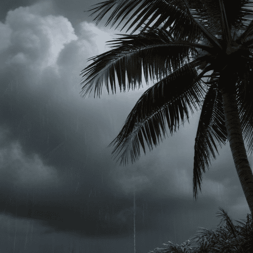 Illustration of Low trough triggers heavy rain alert for Fiji