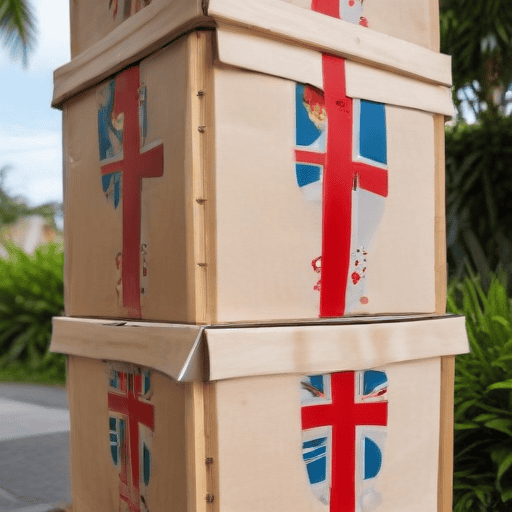 Illustration of Lunch distributed to flood affected residents in Nadi