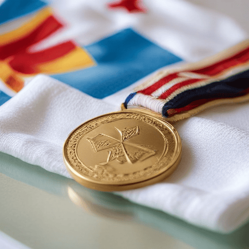 Illustration of McCaig records personal best time