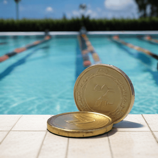 Illustration of McCaig records personal best time