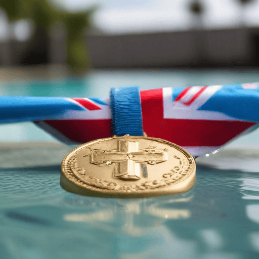 Illustration of McCraig sets new national record