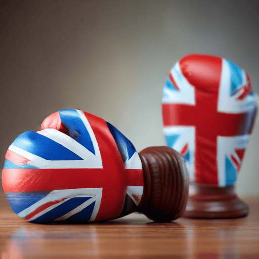 Illustration of Mike Tyson sued for terminating deal with gambling company Medier before Jake Paul fight