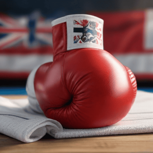 Illustration of Mike Tyson sued for terminating deal with gambling company Medier before Jake Paul fight