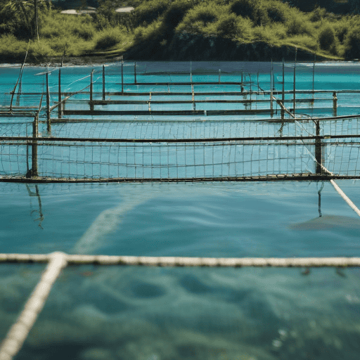 Illustration of Minister visits potential aquaculture sites in Kadavu