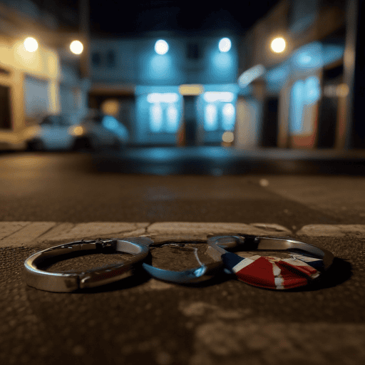 Illustration of Murder suspect flees St Giles